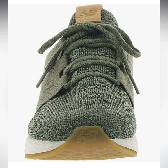 Men’s New Balance Fresh Foam Cruz v2 Knit Military Foliage Green Running Shoes - Picture 5 of 13